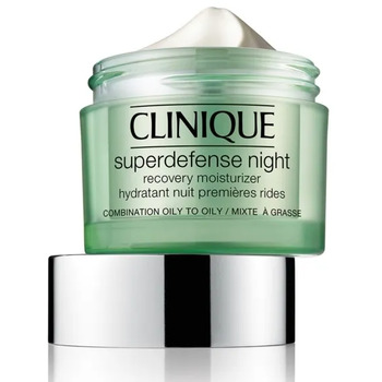 Superdefense Night Recovery Moisturizer Combination To Oily Skin (zmiešaná až mastná pleť) - Nočný hydratačný krém